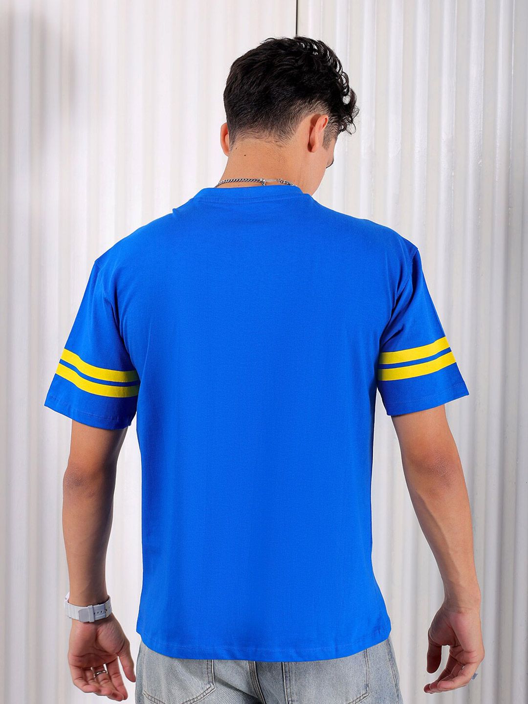 The Indian Garage Co Typography Printed Cotton Boxy T-shirt