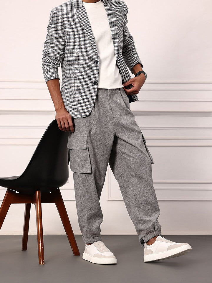 Mr Bowerbird Men Oversized Fit Pleated Cargos