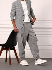 Mr Bowerbird Men Oversized Fit Pleated Cargos