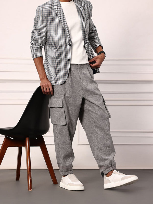 Mr Bowerbird Men Oversized Fit Pleated Cargos