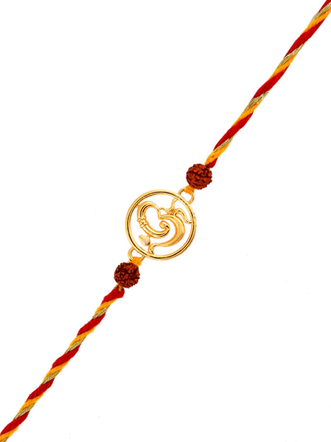 Voylla Om Rudraksha Benang Manik Rakhi