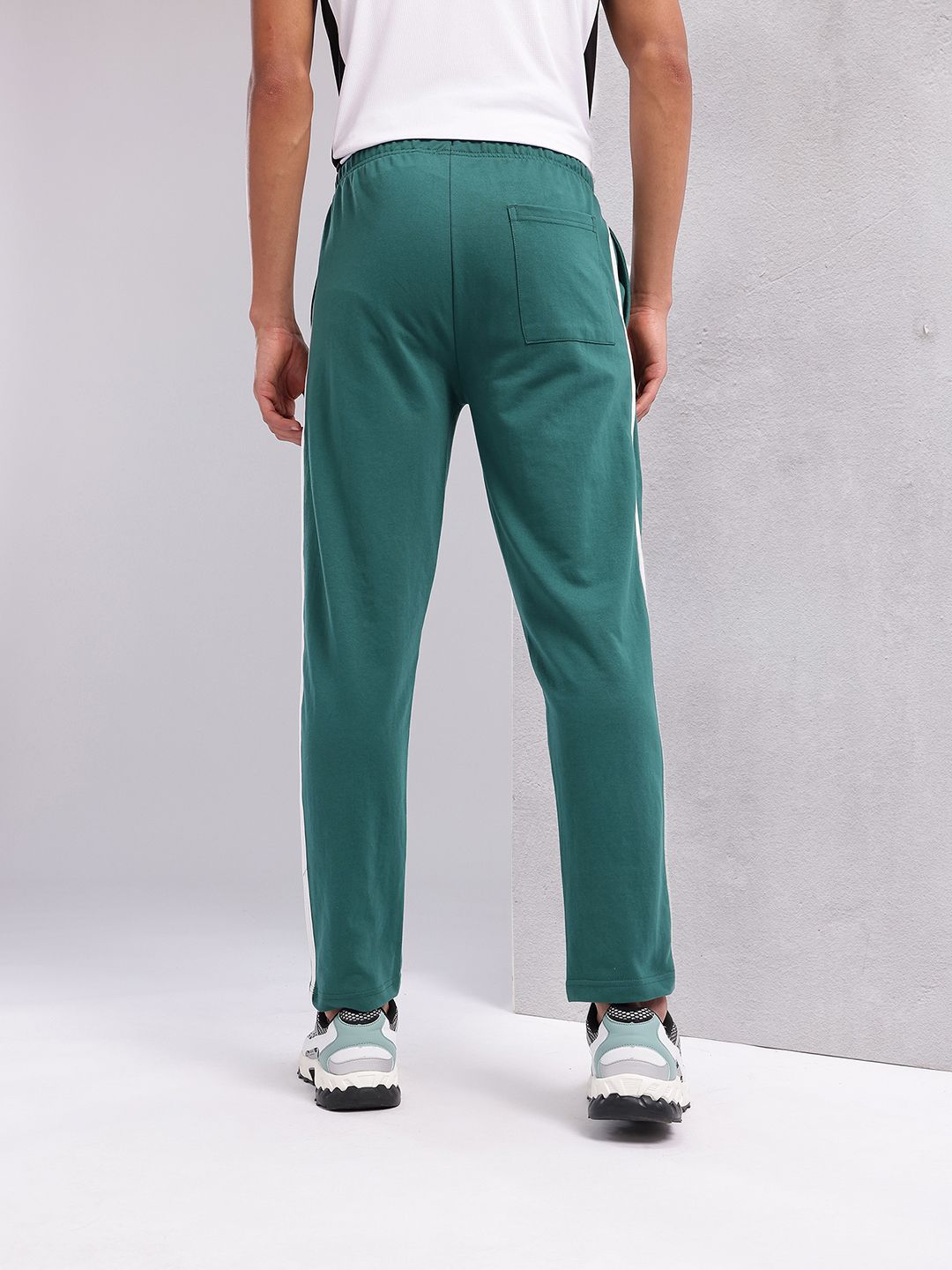 HRX by Hrithik Roshan Men Typography Print Lifestyle Track Pants with Side Stripes