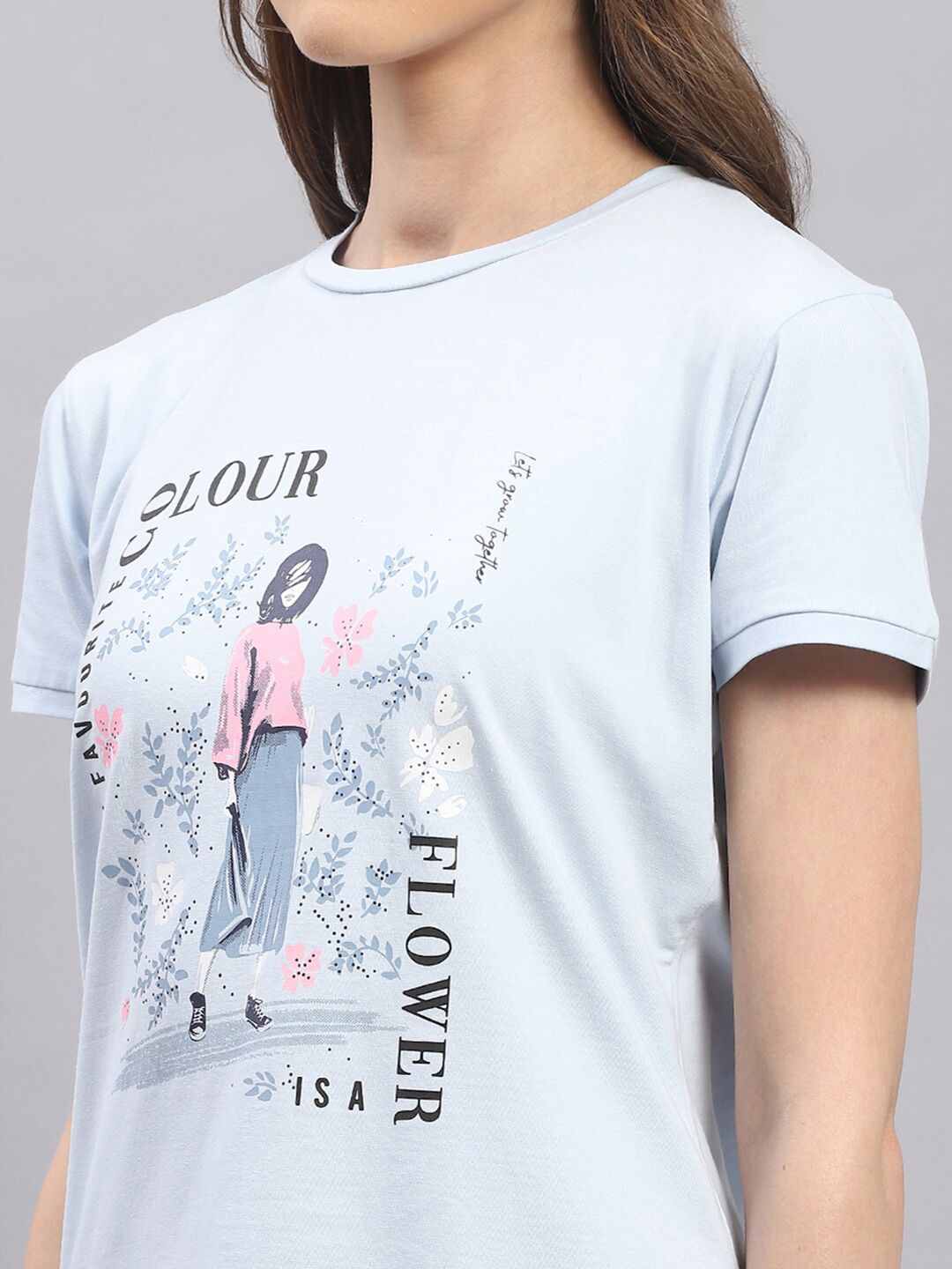 Monte Carlo Print Cotton Top