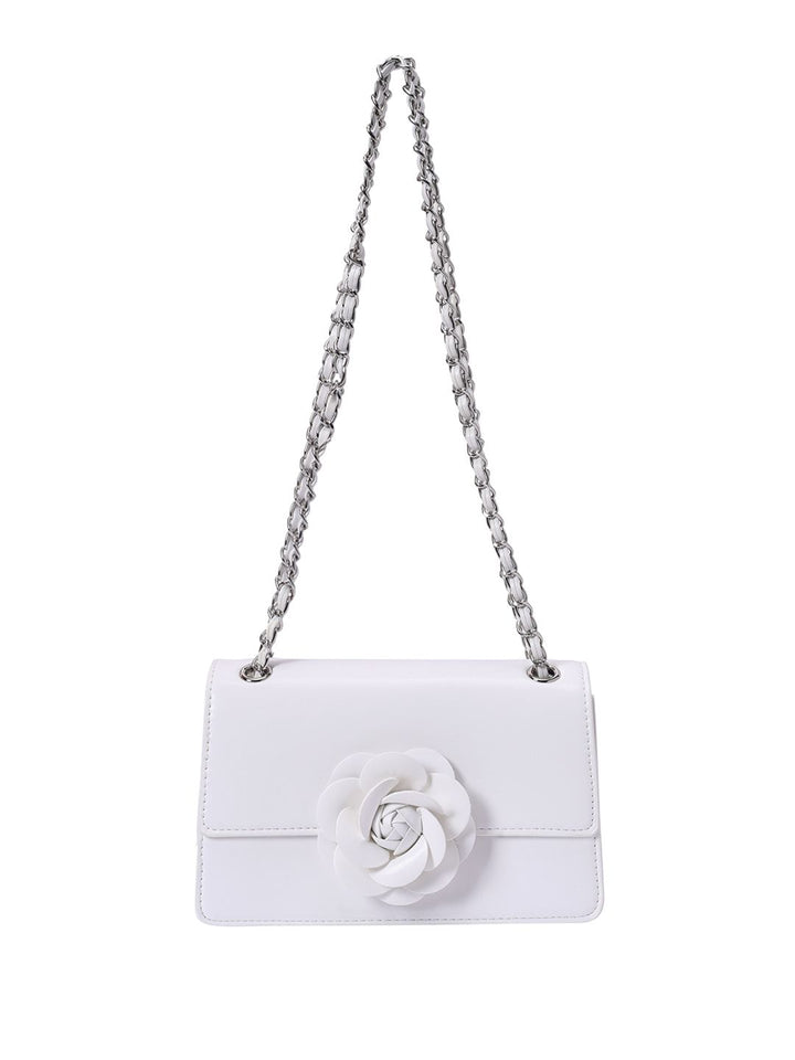 Lino Perros PU Swagger Shoulder Bag with Applique