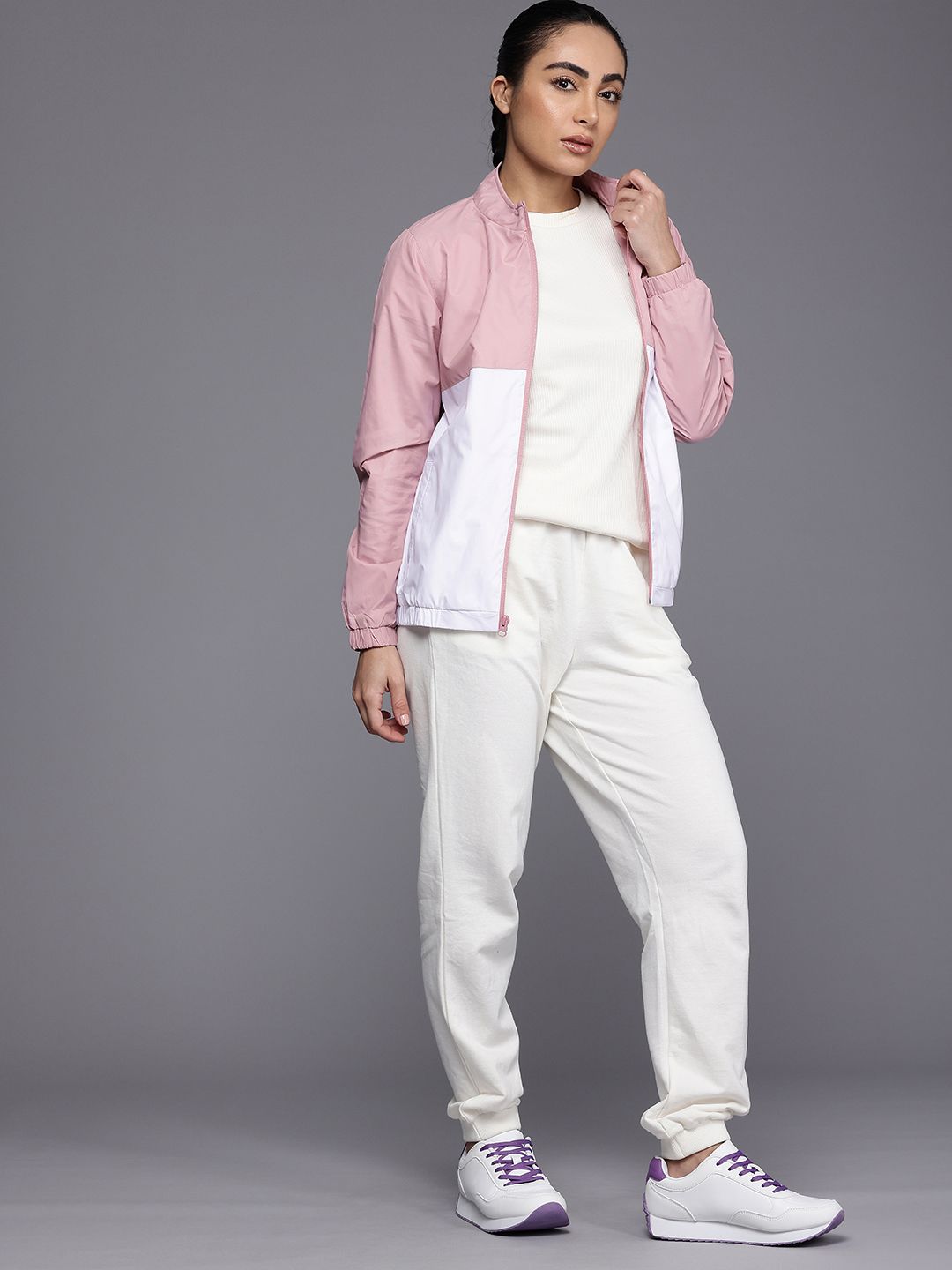 HRX by Hrithik Roshan Colourblocked Rapid Dry & Antimicrobial Finish Sporty Jacket