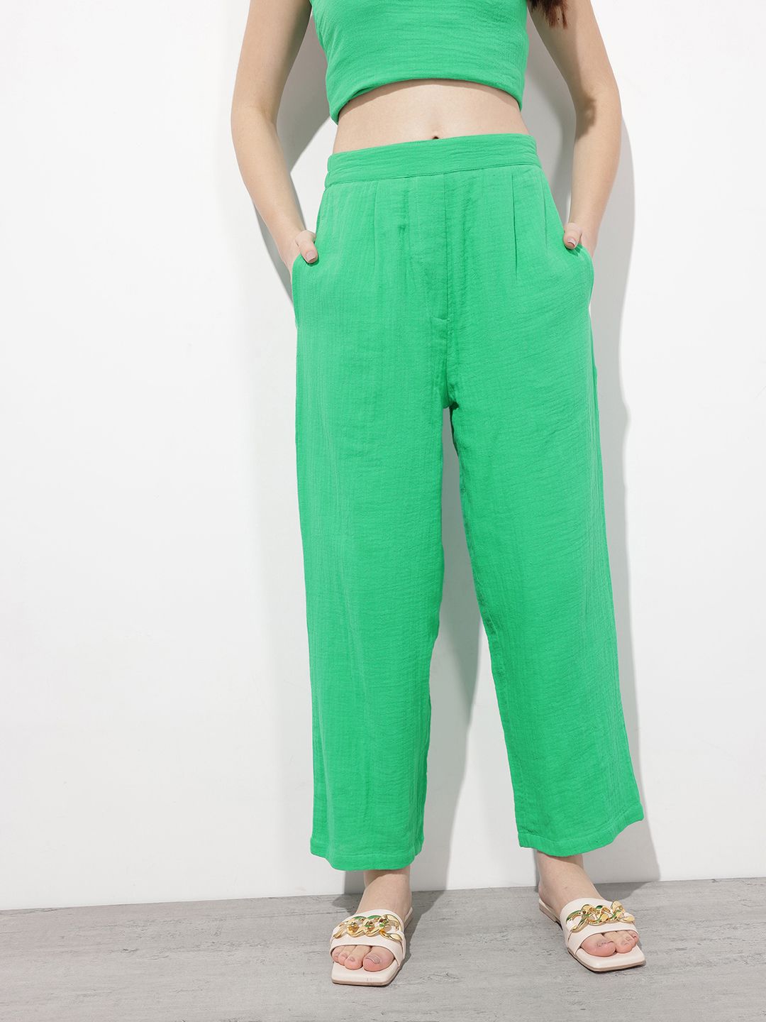 DressBerry Chic Ease Wide Leg Trousers