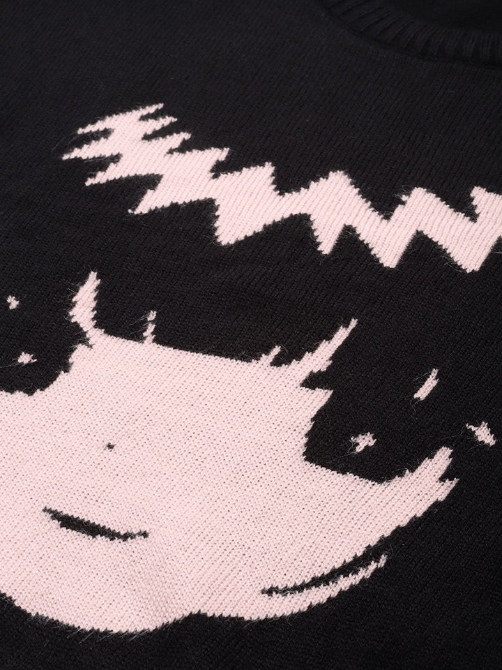 DressBerry Self Design Sweater Dress