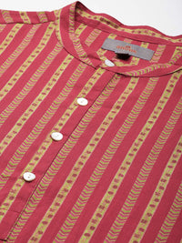 Anouk Pure Cotton Striped Kurta