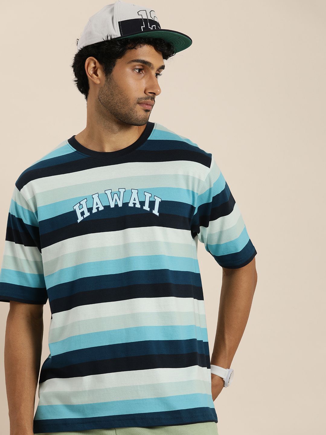 Difference of Opinion Men Typography Printed Pure Cotton T-shirt