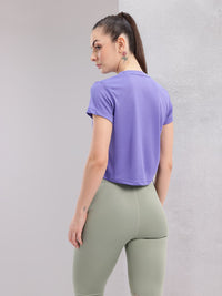 HRX by Hrithik Roshan Ruched Toggle Hem Rapid-Dry Running T-shirt