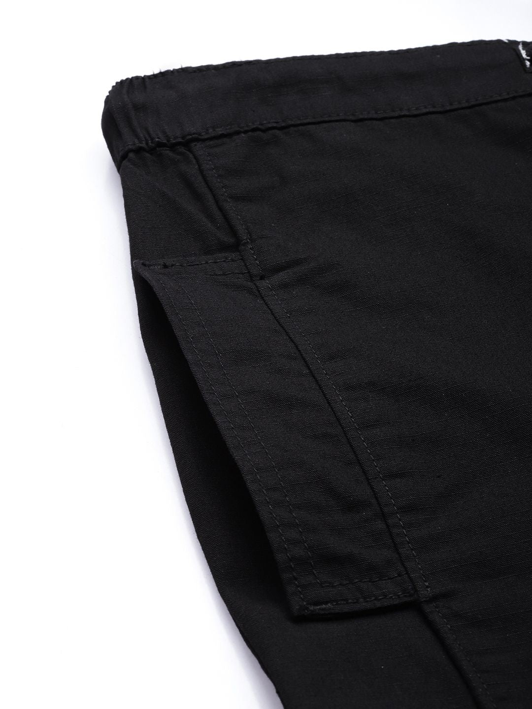 The Indian Garage Co Solid Cotton Joggers Trousers