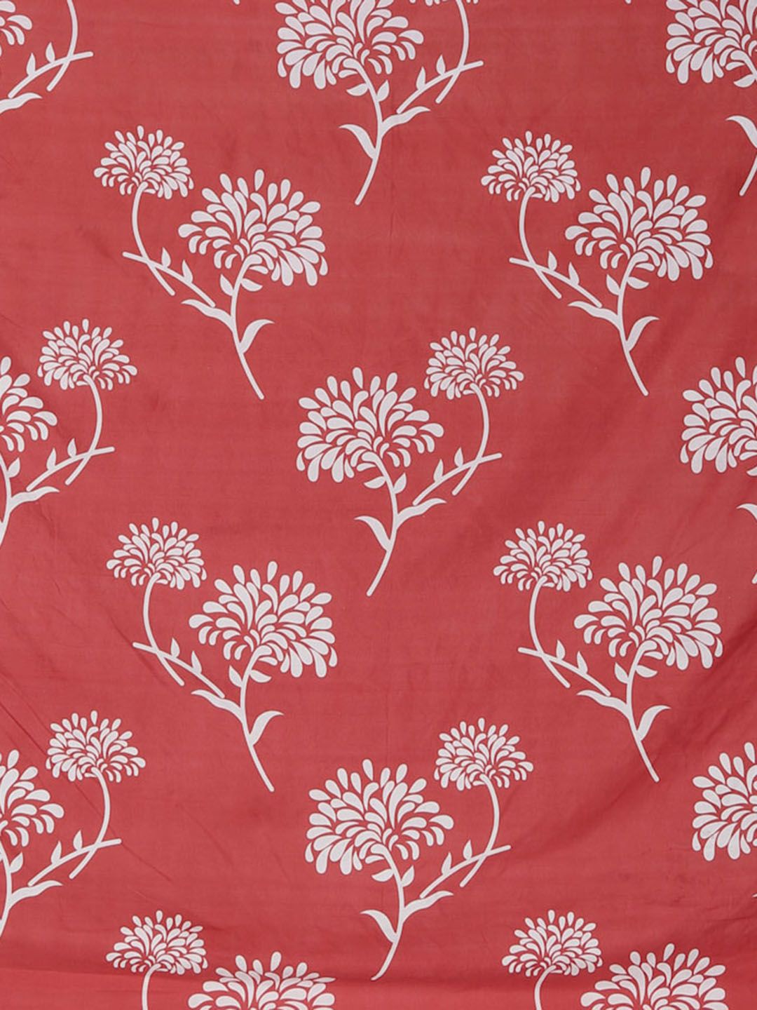 KLOTTHE Floral Printed 300 TC Fitted King Bedsheet with 2 Pillow Covers