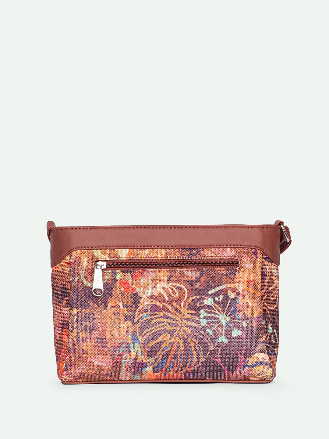 ZOUK FloLov Harmony Floral Printed Structured Sling Bag