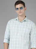 Park Avenue Slim Fit Checked Pure Cotton Casual Shirt