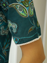 SANSKRUTIHOMES Women Printed Cotton Night suit