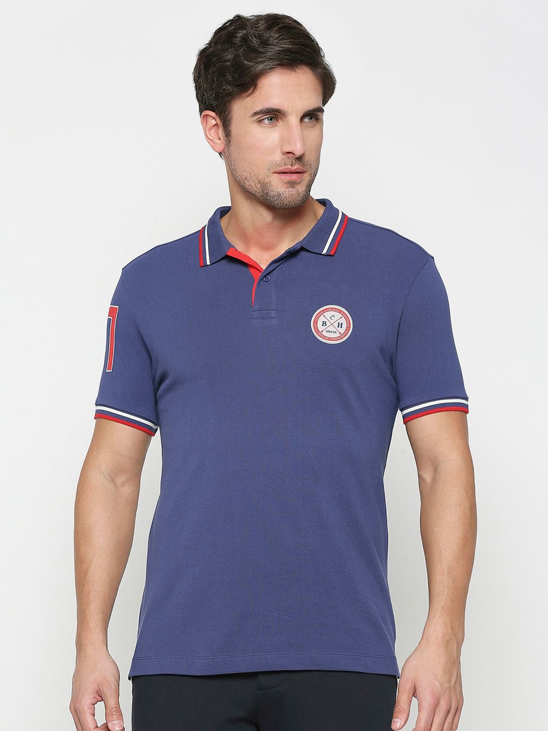 Being Human Polo Collar Pure Cotton Casual T-shirt