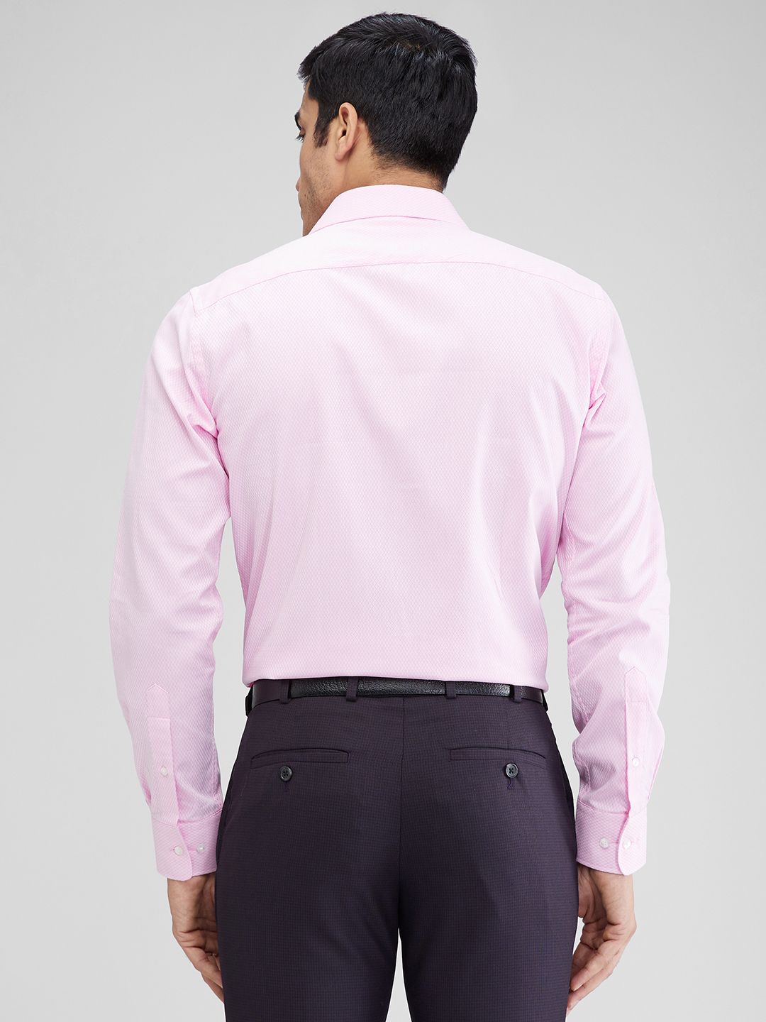 Park Avenue Slim Fit Textured Pure Cotton Formal Shirt