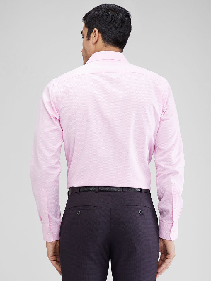 Park Avenue Slim Fit Textured Pure Cotton Formal Shirt