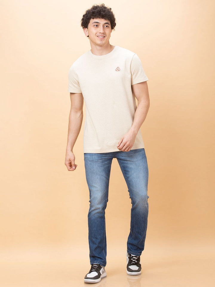 Being Human Men Applique T-shirt