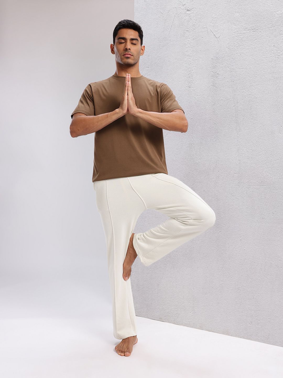 HRX by Hrithik Roshan Typography Printed Yoga T-shirt