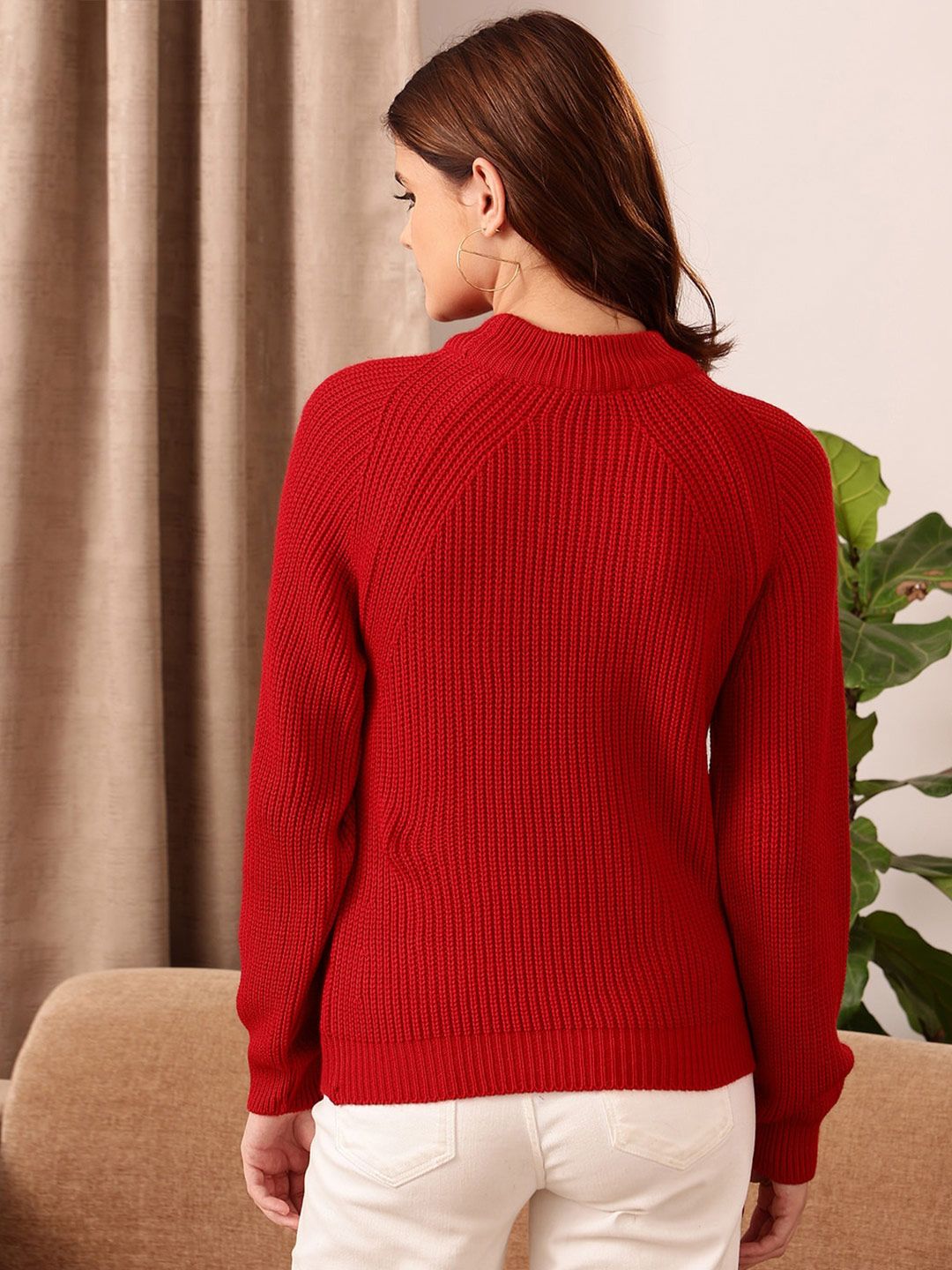 STREET 9 Ribbed Acrylic Pullover