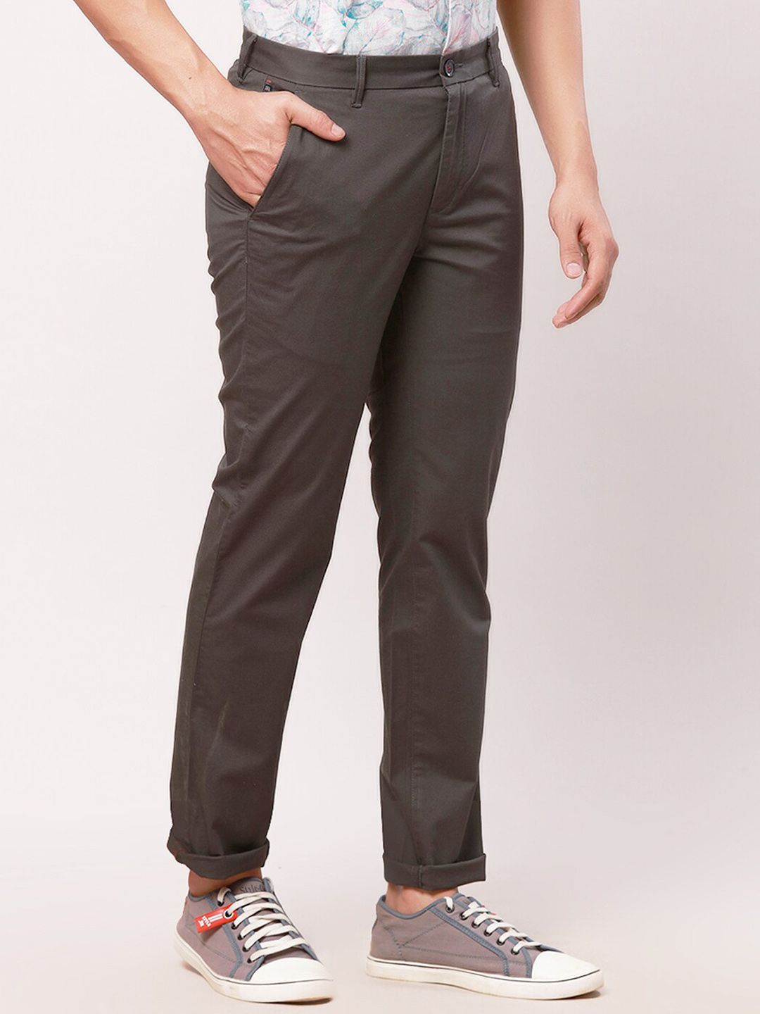 Raymond Men Mid-Rise Slim Fit Trouser