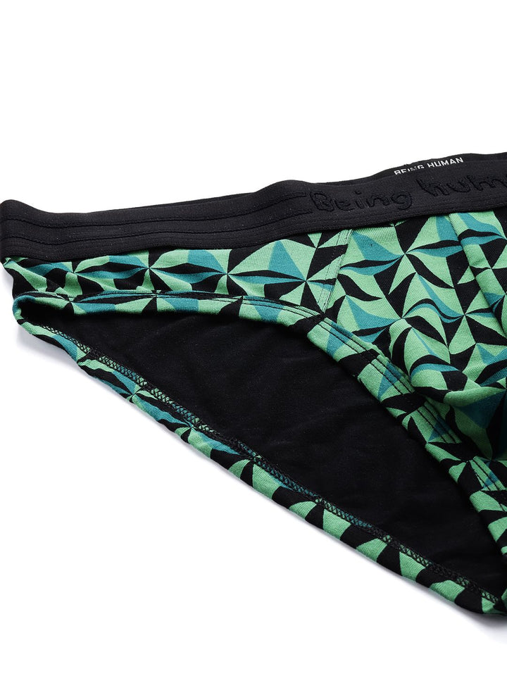 Being Human Men Printed Micro Technology Briefs BHMUB24508