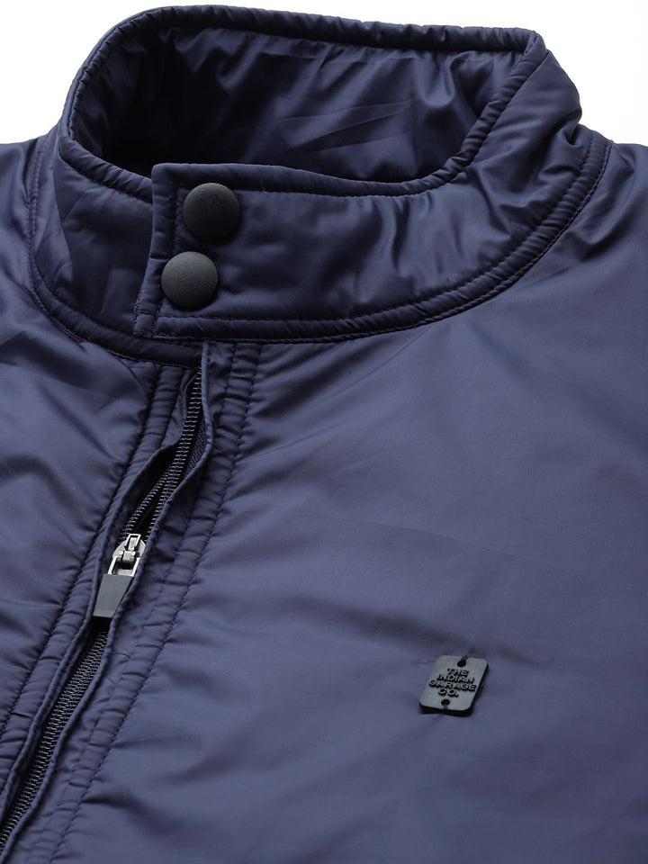 The Indian Garage Co Men Zip-Front Bomber Jacket with Slip Pockets