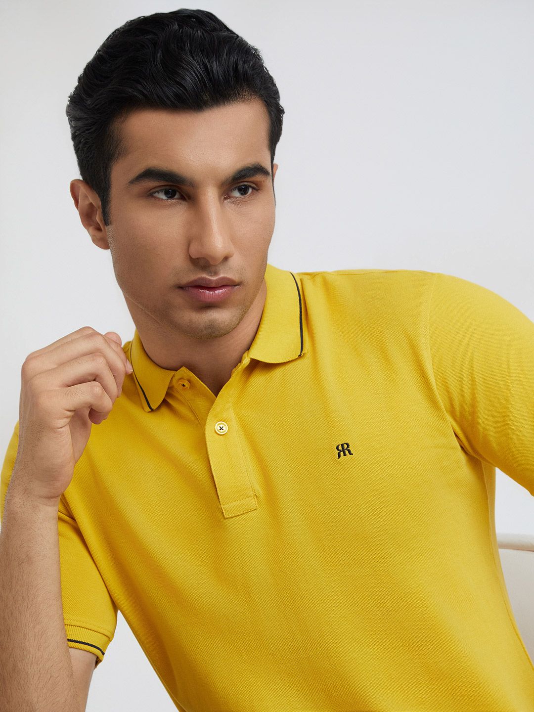 Raymond Pure Cotton Polo Collar T-shirt