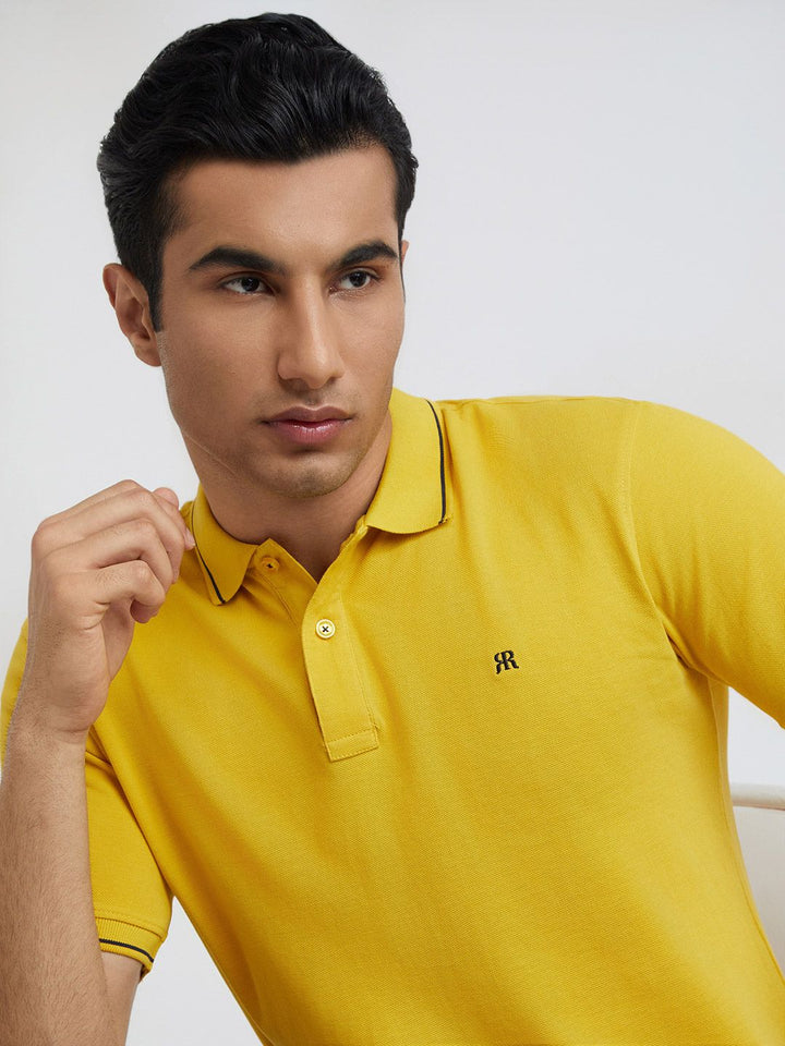 Raymond Pure Cotton Polo Collar T-shirt