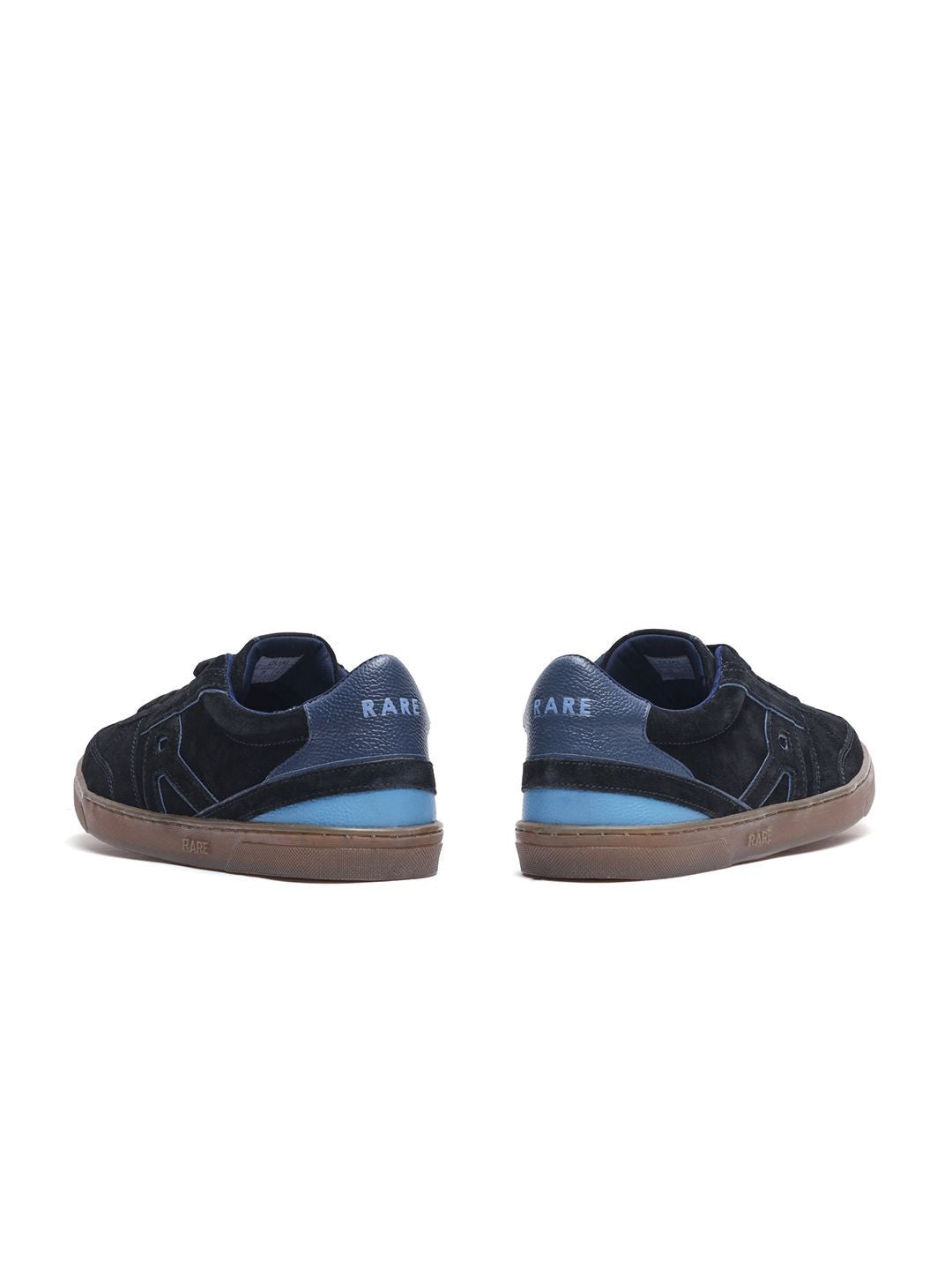 RARE RABBIT Men Duai Black Colourblocked Sneakers