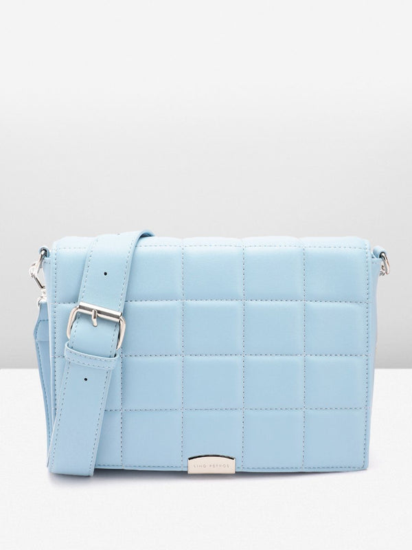 Lino Perros Structured Sling Bag with Quilted Detail