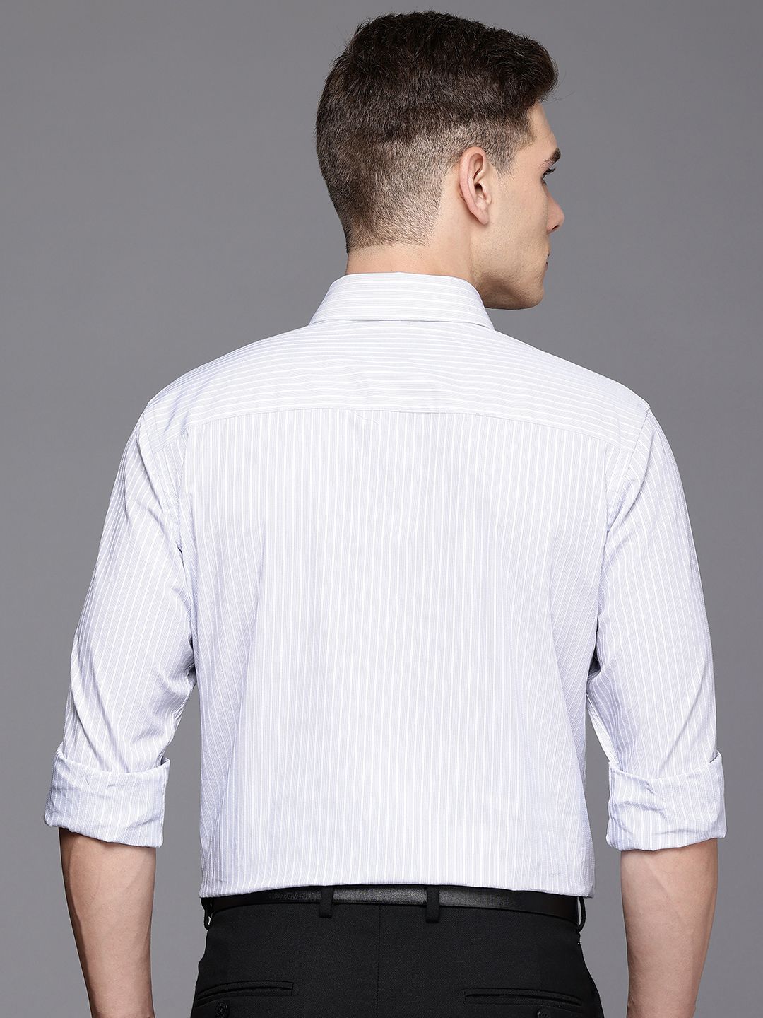 Raymond Pure Cotton Striped Formal Shirt