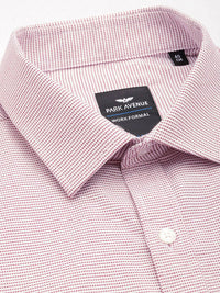 Park Avenue Slim Fit Self Design Textured Opaque Formal Shirt