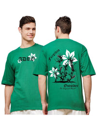 ADRO Men Typography Printed Applique T-shirt