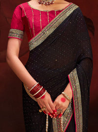 Saree mall Embellished Beads and Stones Sarees