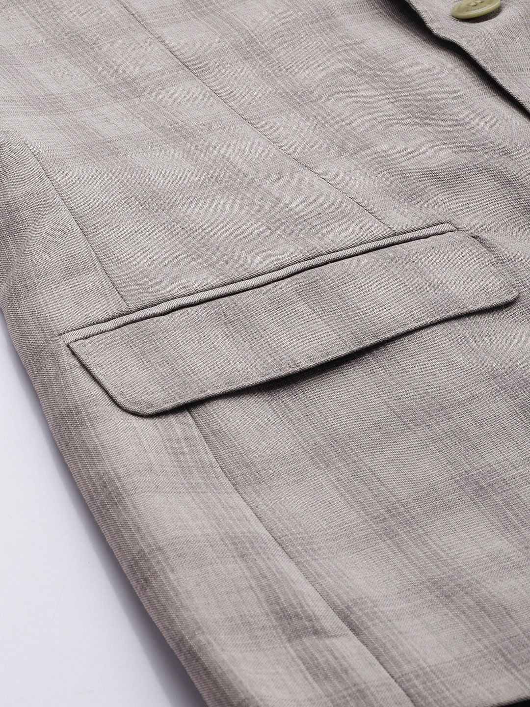 Park Avenue Checked Notched Lapel Single-Breasted 2 Piece Formal Suits