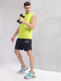 HRX by Hrithik Roshan Men Brand Logo Print Mid-Rise Training Shorts