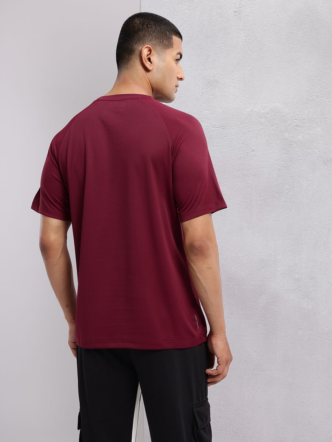 HRX by Hrithik Roshan Typography Printed Rapid-Dry Training T-shirt