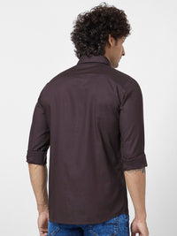 SPYKAR Classic Opaque Cotton Linen Casual Shirt