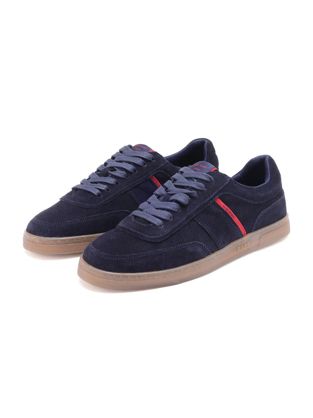 RARE RABBIT Men Striped Lace-Up Sneakers