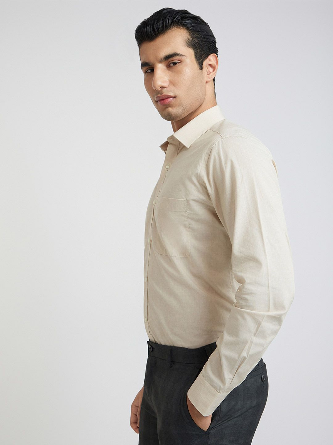 Raymond Pure Cotton Slim Fit Formal Shirt