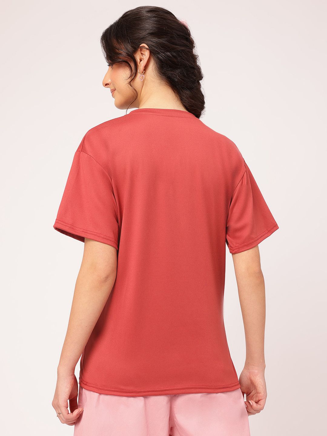 DressBerry Soft Streetwear Printed Relaxed Fit T-shirt