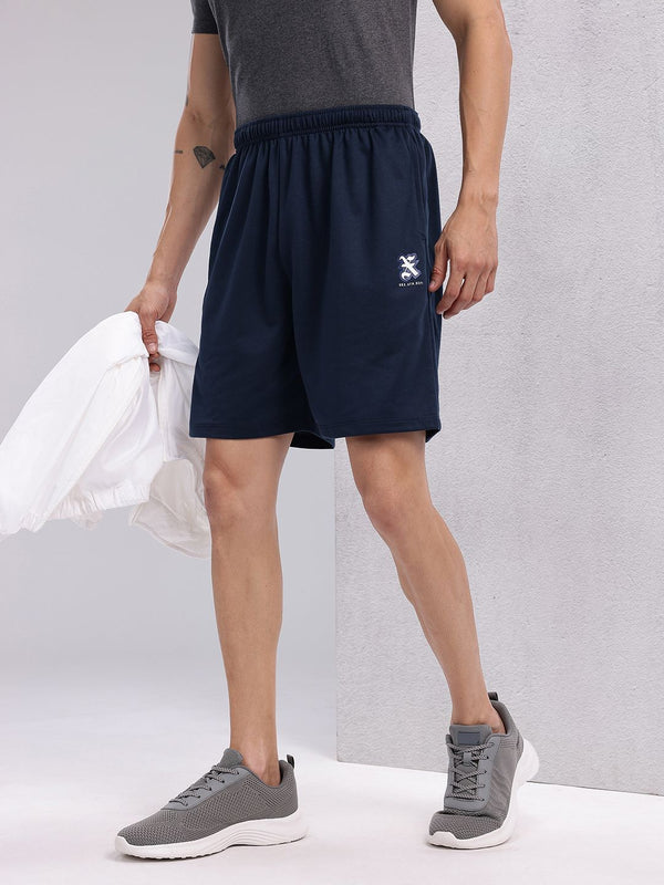 HRX by Hrithik Roshan Men Brand Logo Printed Mid-Rise Lifestyle Shorts