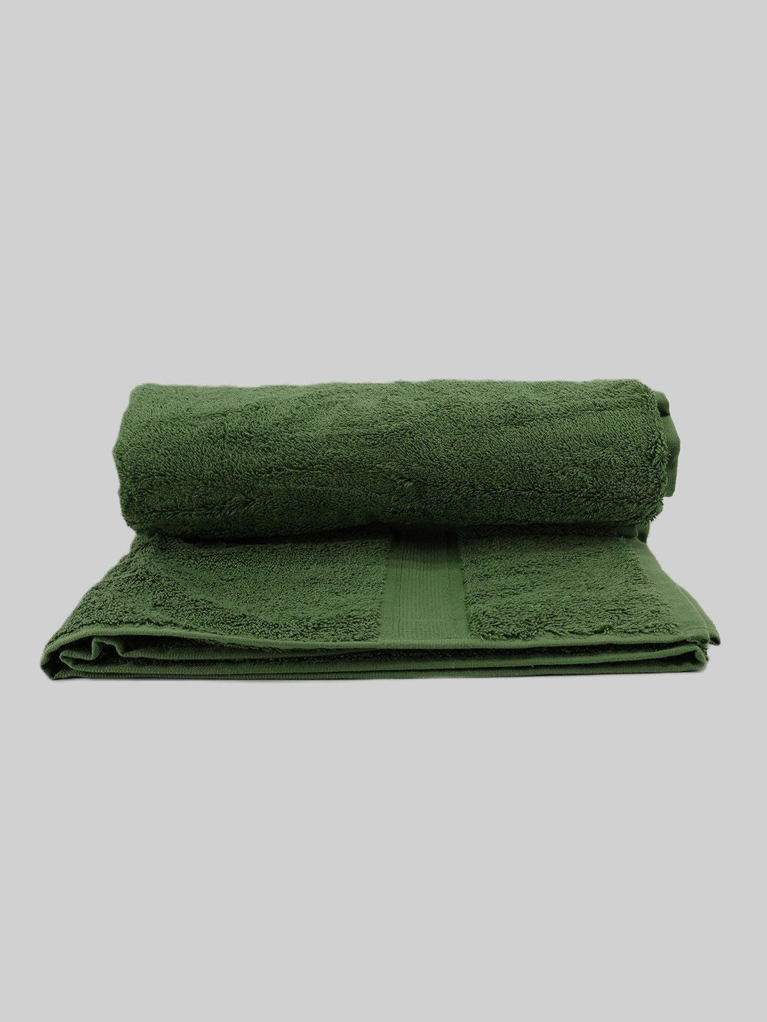 BOMBAY DYEING Olive Pure Cotton 550 GSM Bath Towel