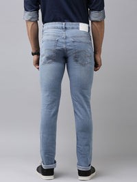 SPYKAR Men Blue Skinny Fit Low-Rise Light Fade Stretchable Jeans
