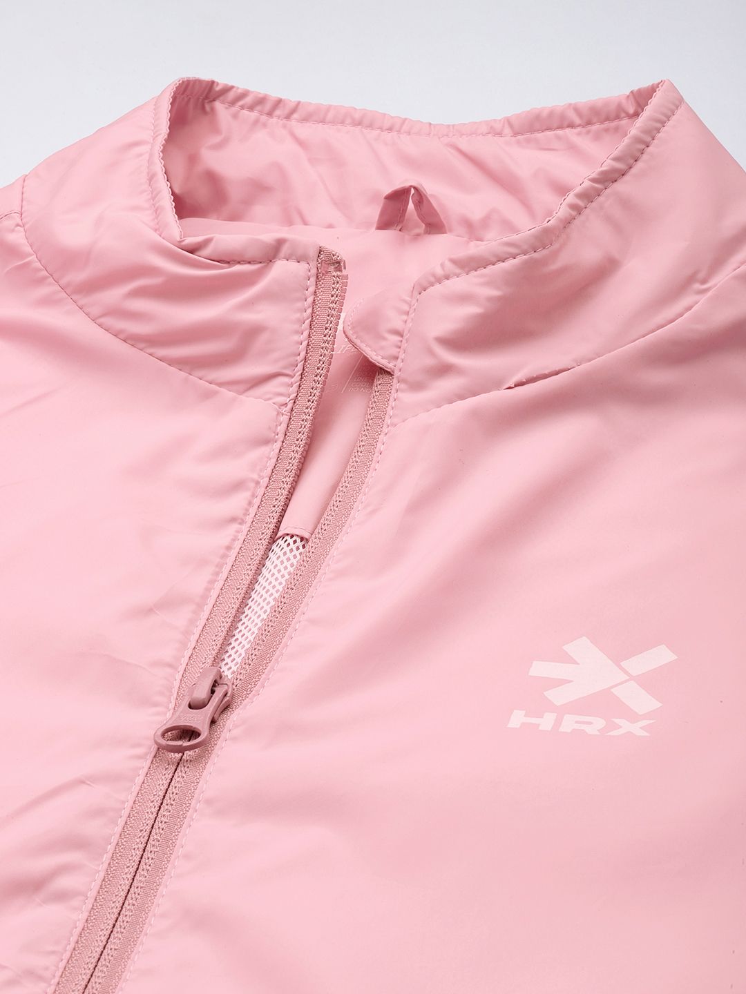 HRX by Hrithik Roshan Mock Collar Rapid-Dry Antimicrobial Sporty Jacket