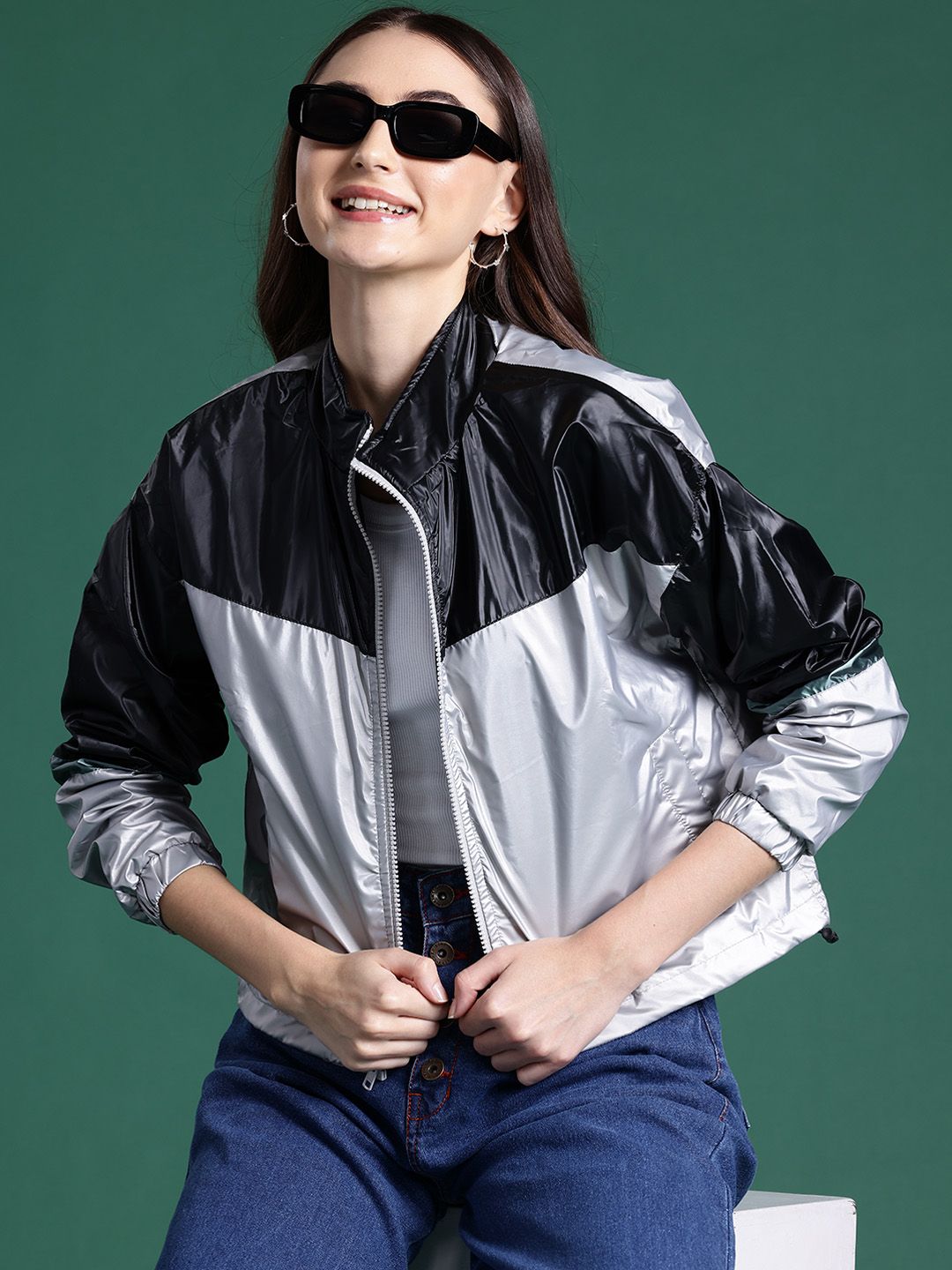 DressBerry Colourblocked Tailored Jacket