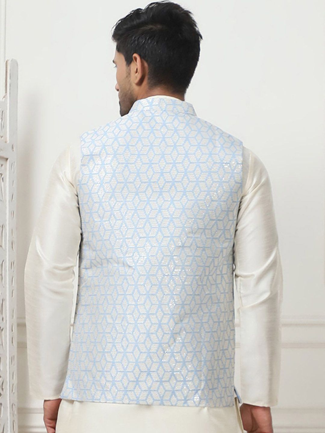 Anouk Woven Design Nehru Jacket