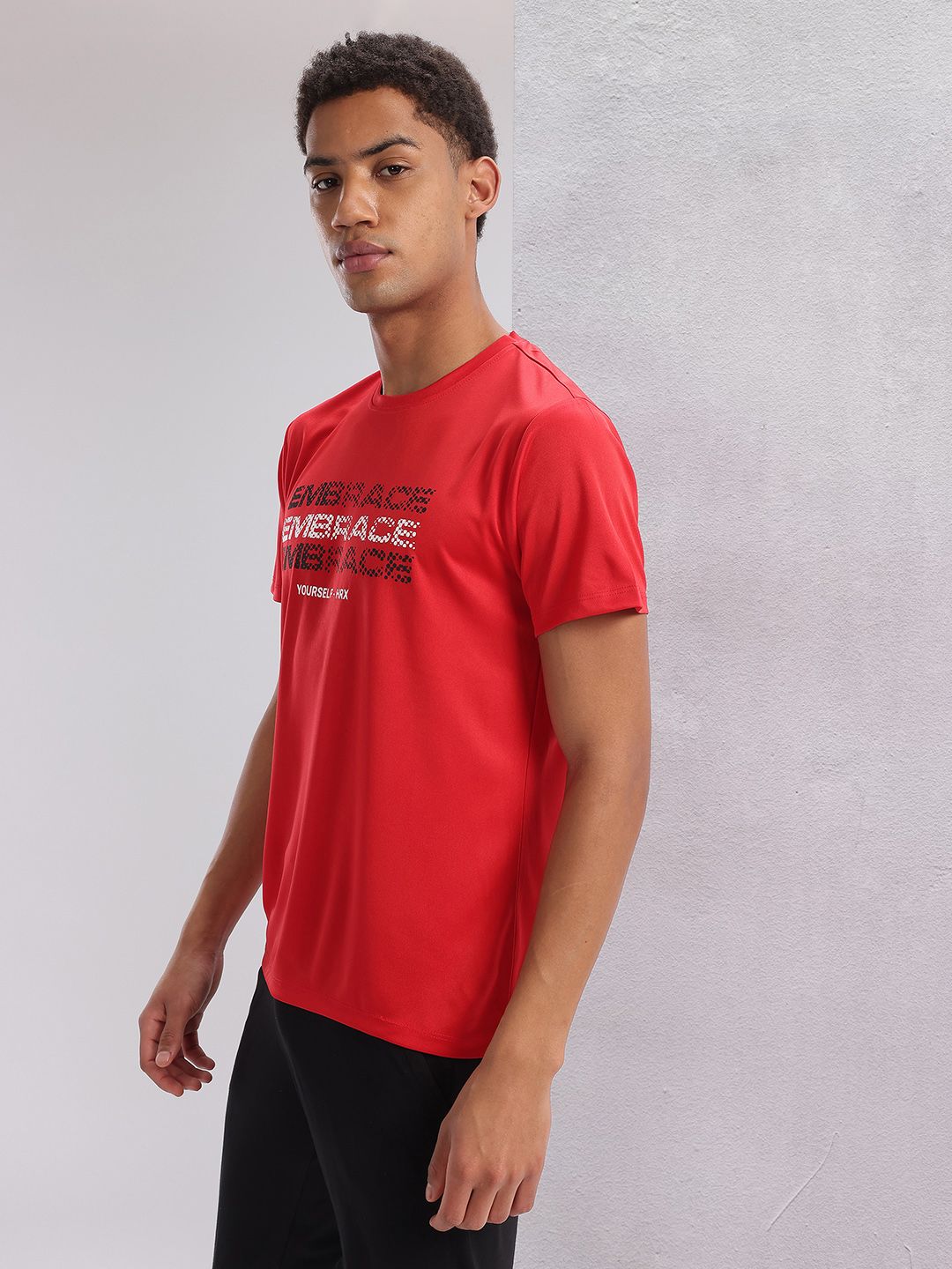 HRX by Hrithik Roshan Men Typography Printed T-shirt